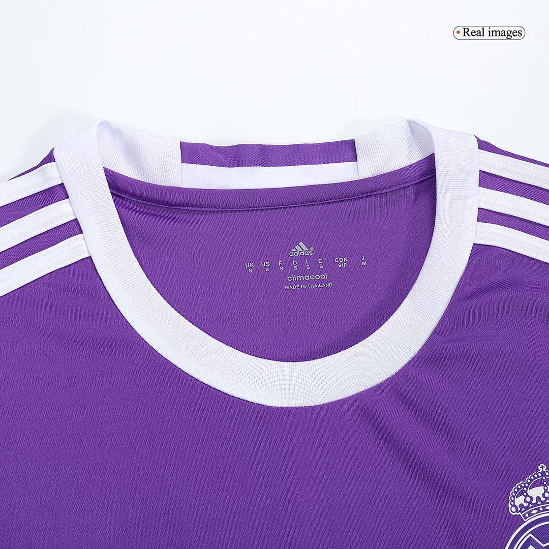 Retro MODRIĆ #19 2016/17 Real Madrid Away Long Sleeve Soccer Jersey