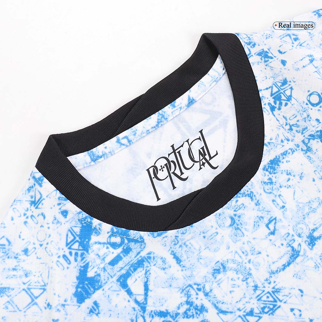 Kid's Portugal Away Soccer Jersey Kit(Jersey+Shorts) Euro 2024