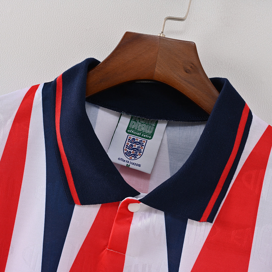 1992 England Home Soccer Jersey
