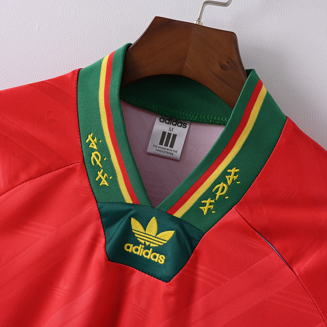 1992 Portugal Home Soccer Jersey