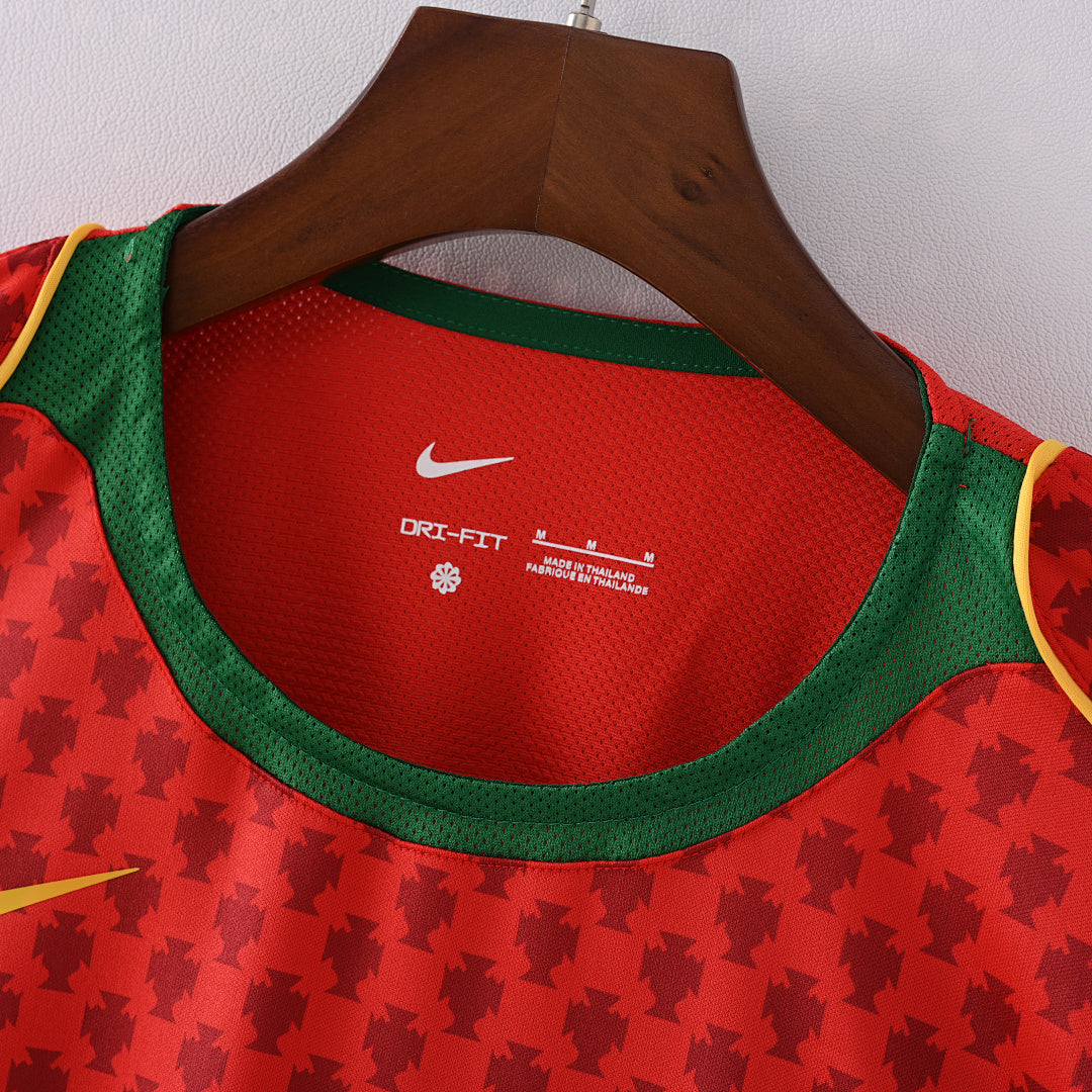 2004 Portugal Home Soccer Jersey