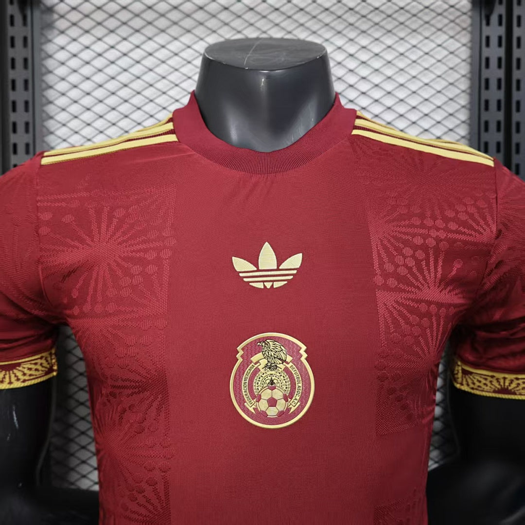 Mexico Player Version Soccer Jersey Red