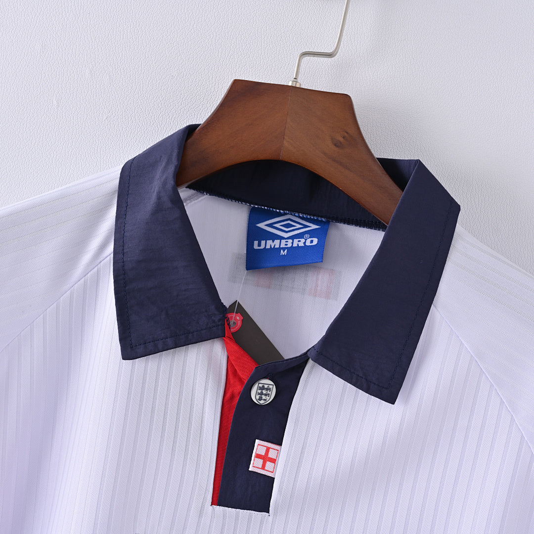 1998 England Home Soccer Jersey