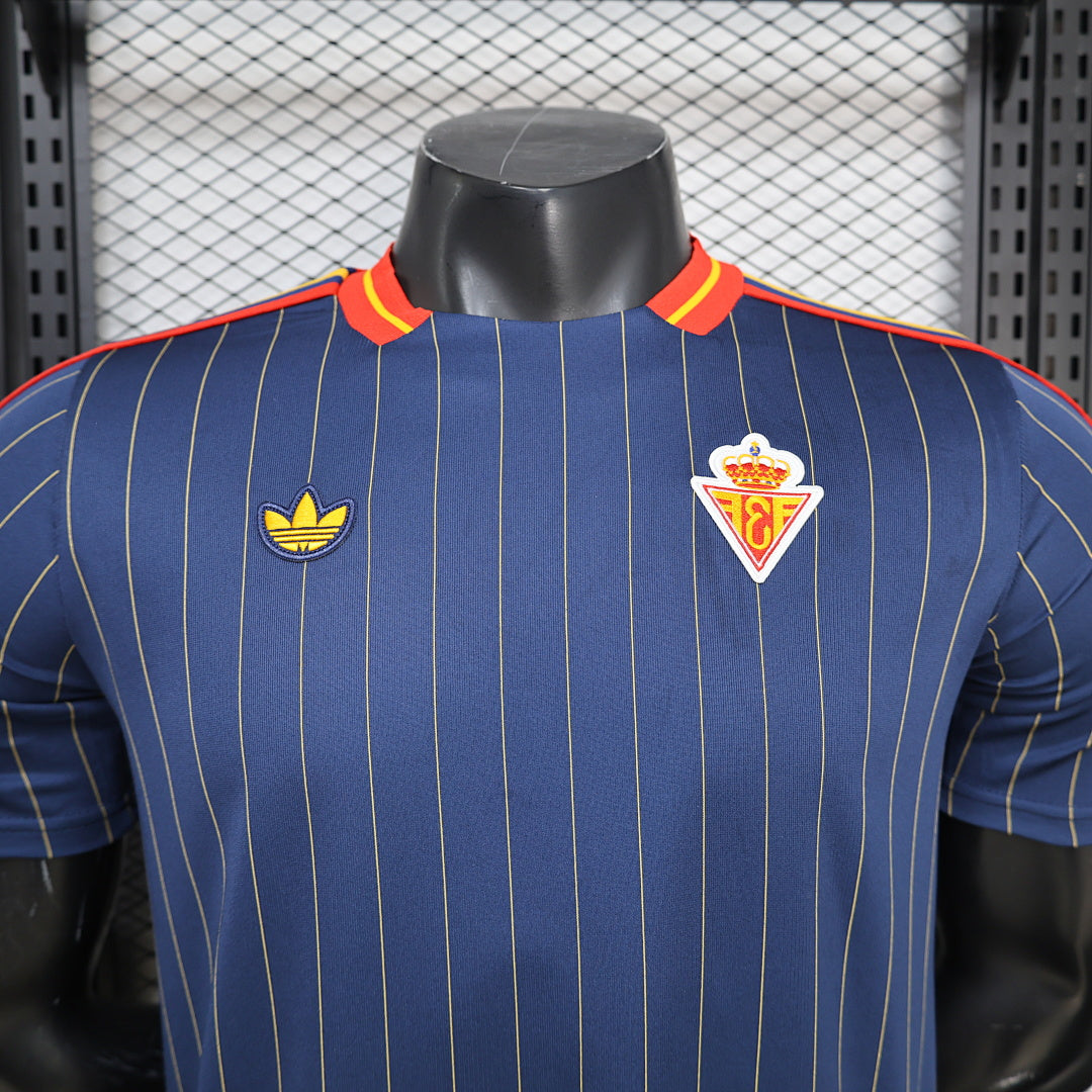 Spain Soccer Jersey Retro Casual