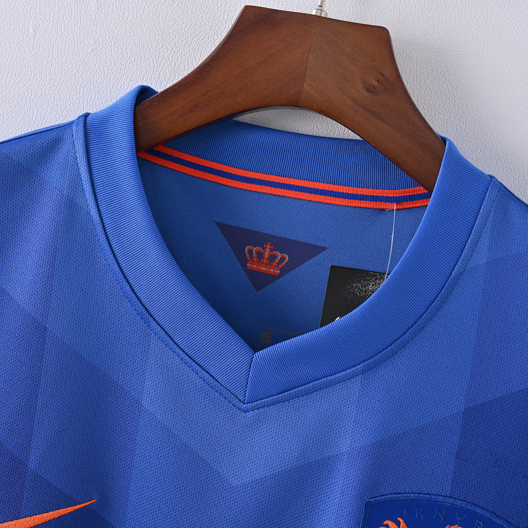 2014 Netherlands Away Soccer Jersey