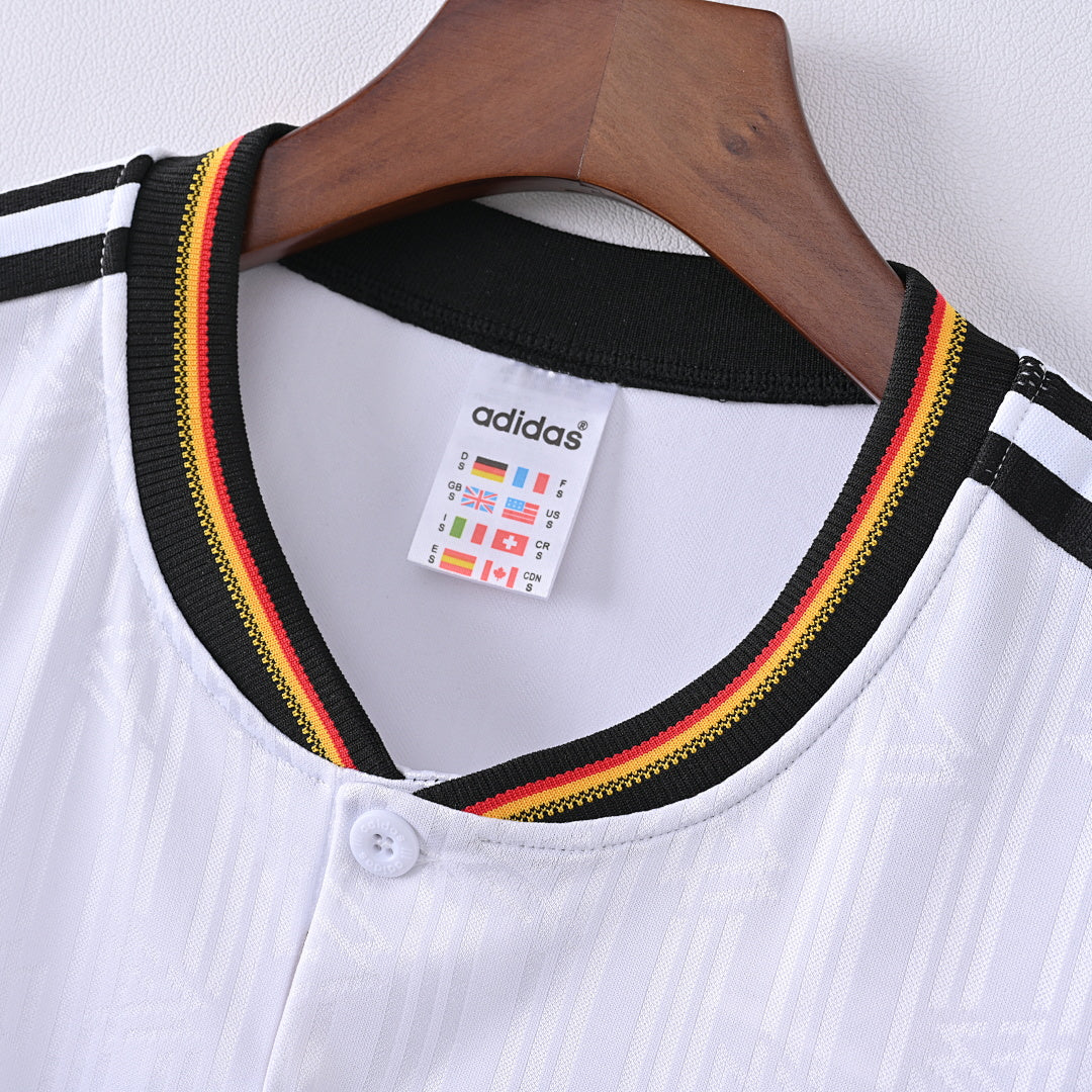 1996 Germany Home Soccer Jersey