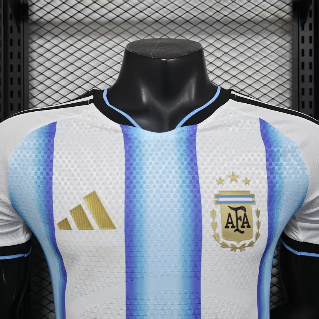Argentina Home Player Version Soccer Jersey