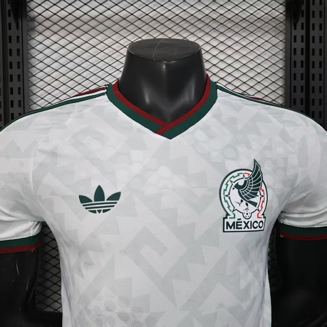 Mexico Player Version Soccer Jersey White