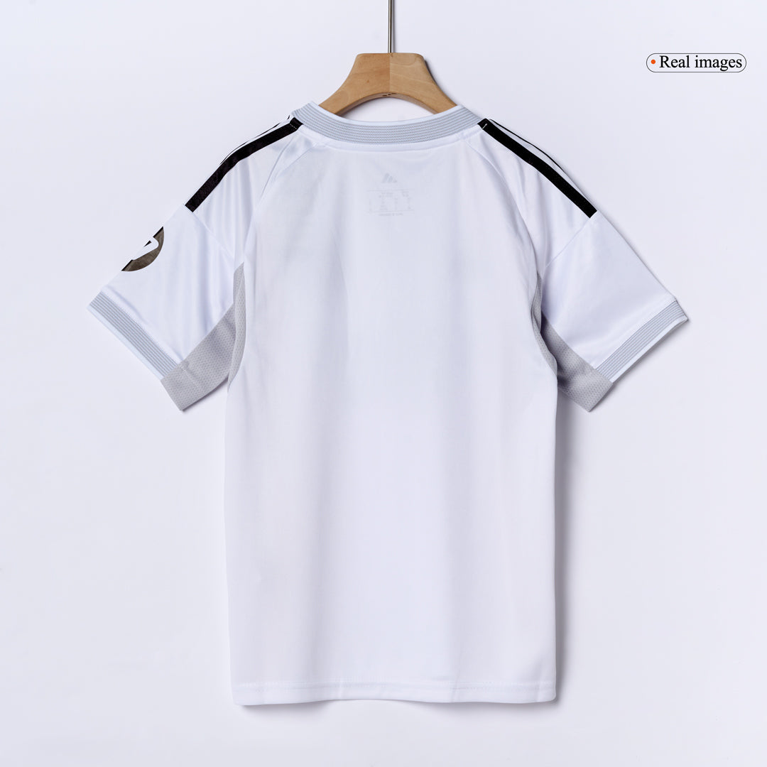 Real Madrid Home Kids Soccer Jerseys Kit 2025/26