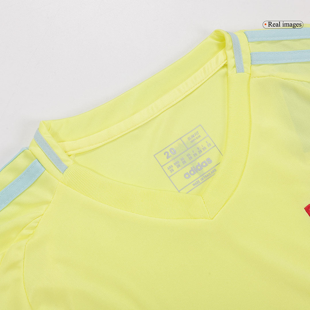 Kid's Spain Away Soccer Jersey Kit(Jersey+Shorts) Euro 2024