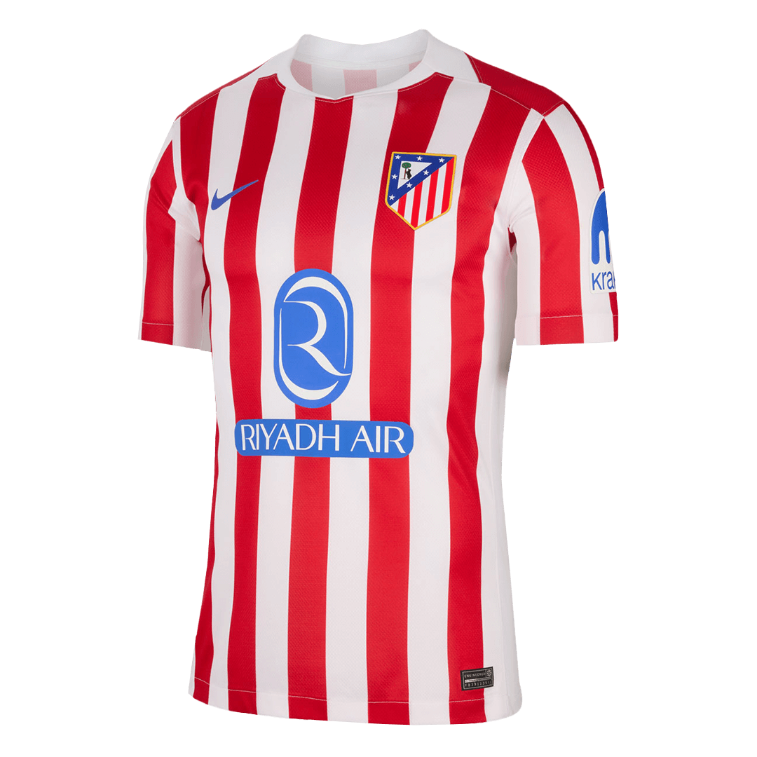 Atletico Madrid Soccer Jersey Home Custom Shirt 2025/26