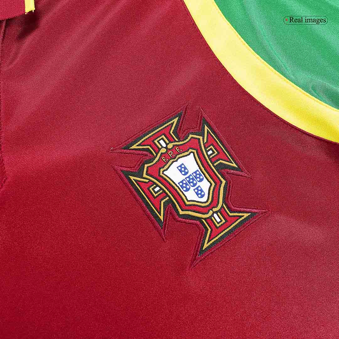 Retro 1999 Portugal Home Soccer Jersey