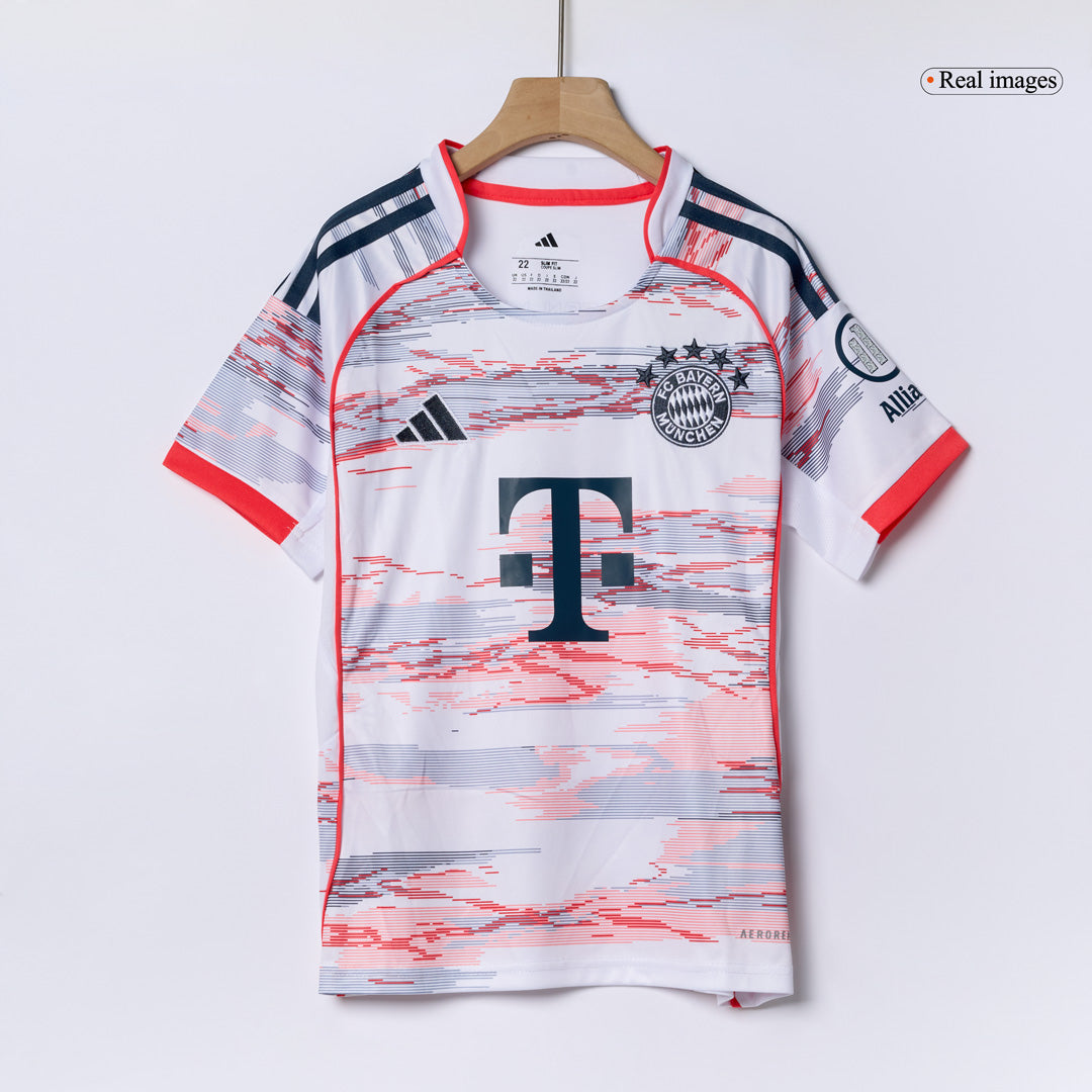 Bayern Munich Away Kids Soccer Jerseys Kit 2025/26