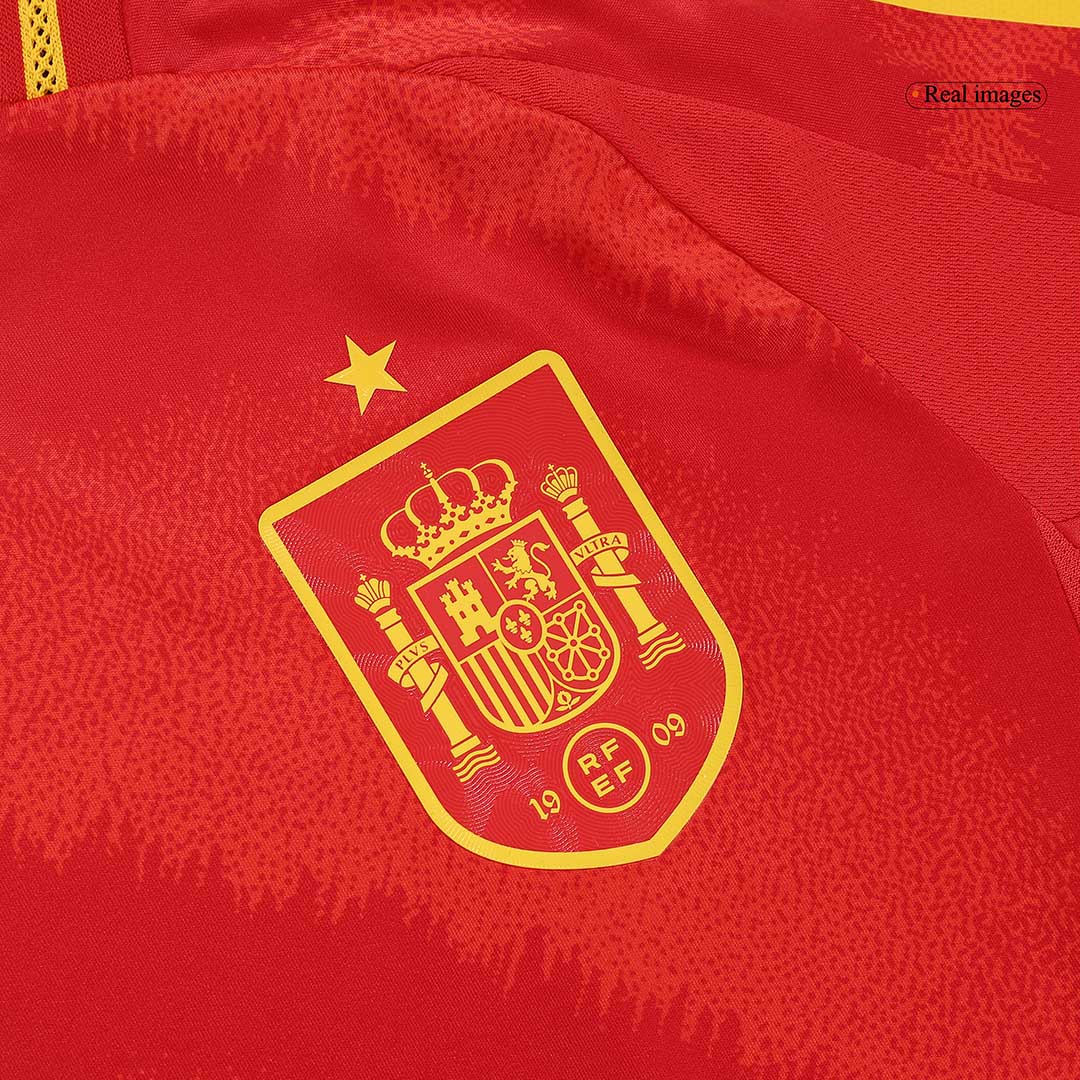 Authentic WILLIAMS JR. #17 Spain Home Soccer Jersey Euro 2024