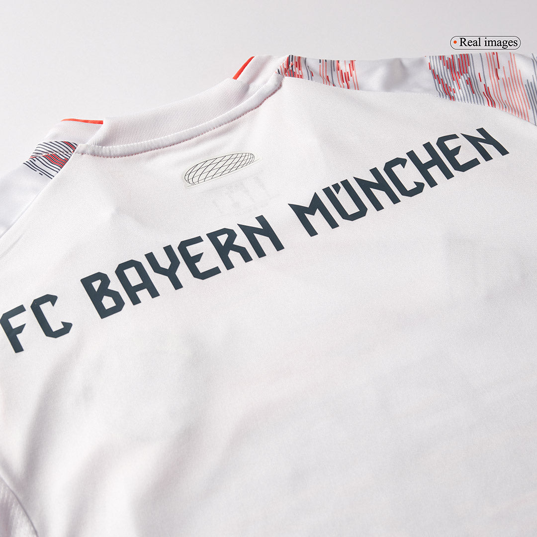 MÜLLER  #25 Bayern Munich Away Soccer Jersey 2025/26 White
