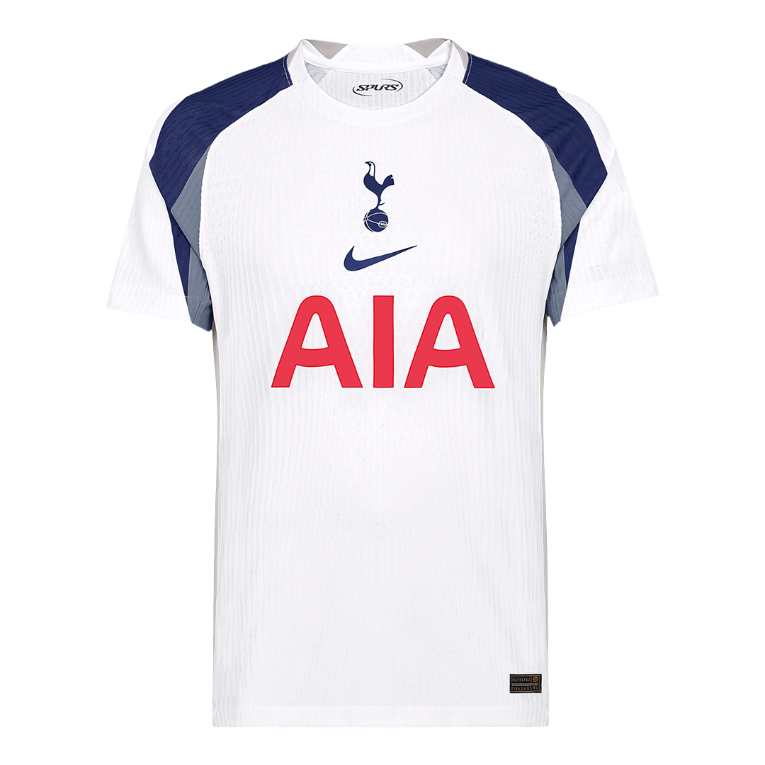 SON #7 Authentic Tottenham Hotspur Home Soccer Jersey 2025/26 White