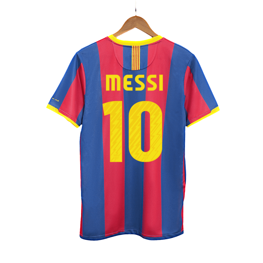 Retro MESSI #10 2010/11 Barcelona Home Soccer Jersey