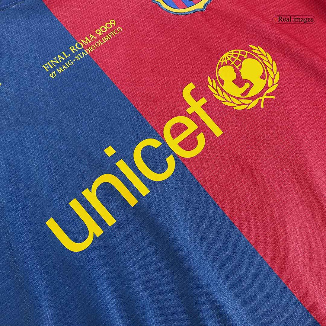 Retro MESSI #10 2008/09 Barcelona Home Soccer Jersey - UCL