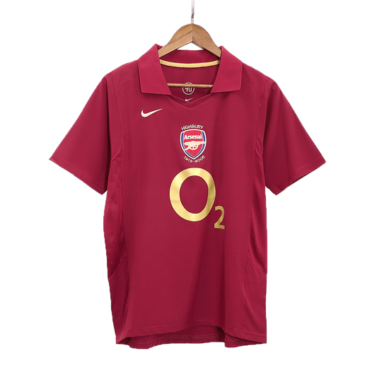 Retro 2005/06 Arsenal Home Soccer Jersey