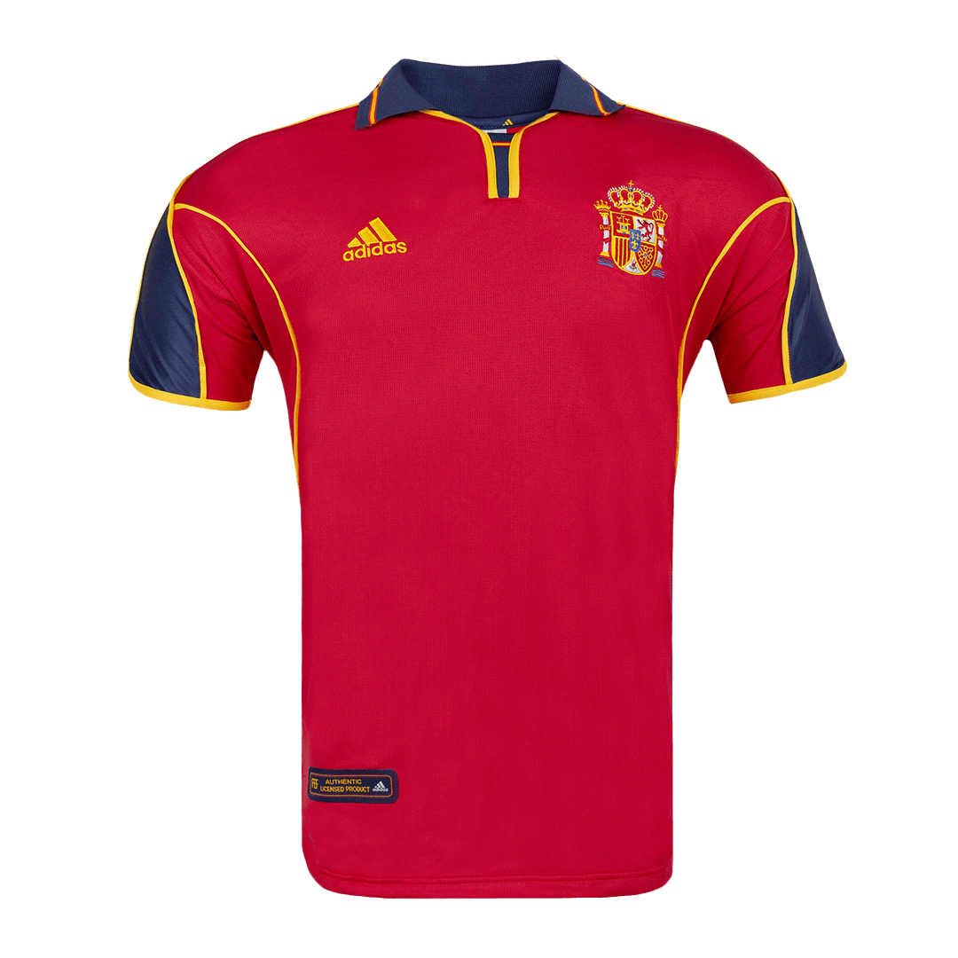 Retro 2000 Spain Home Soccer Jersey