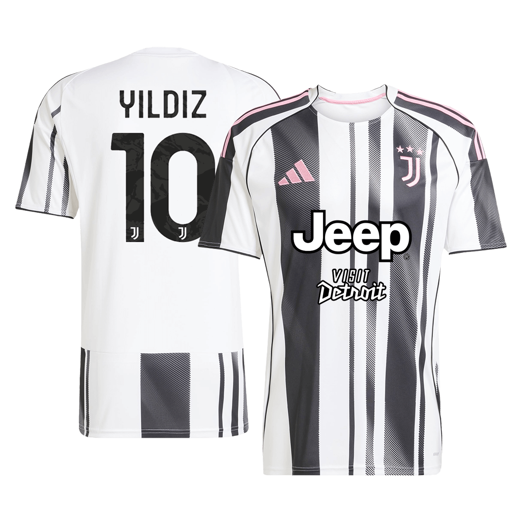 YILDIZ #10 Juventus Soccer Jersey Home Custom Shirt 2025/26