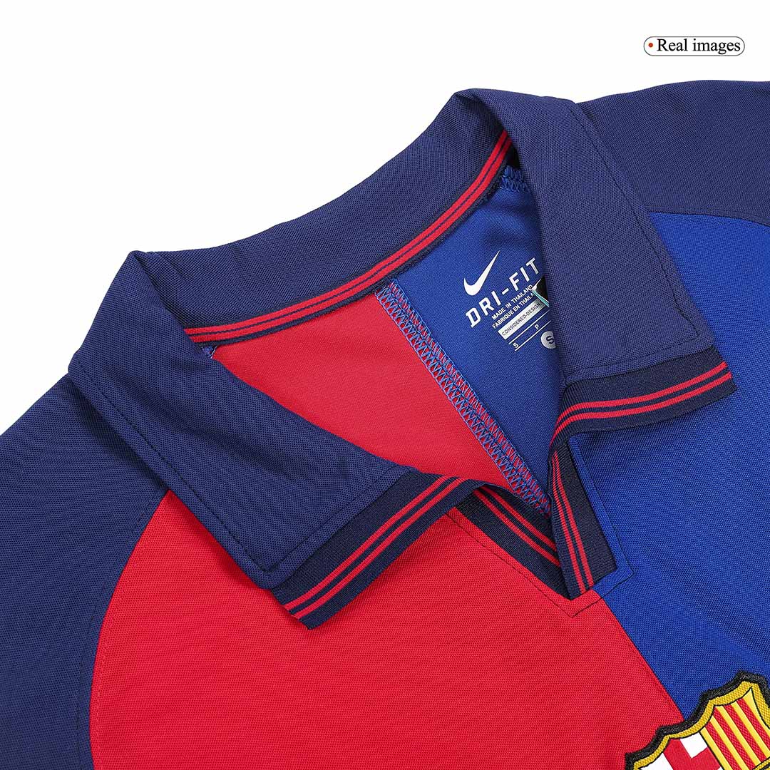 Retro 1999/00 Barcelona Home Soccer Jersey