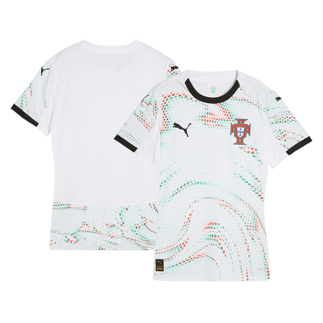 Women's Portugal Away Soccer Jersey 2025 White