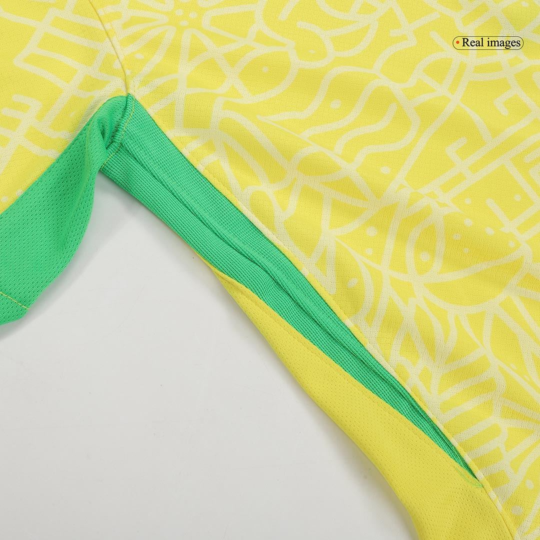 Brazil Home Soccer Jersey Kit(Jersey+Shorts) 2024