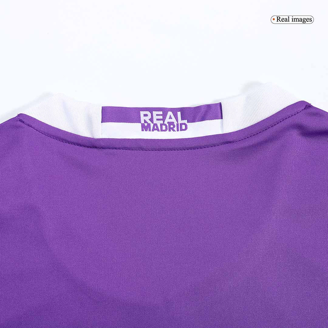 Retro BENZEMA #9 2016/17 Real Madrid Away Long Sleeve Soccer Jersey