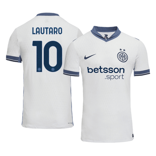 Authentic LAUTARO #10 Soccer Jersey Inter Milan Away Shirt 2024/25