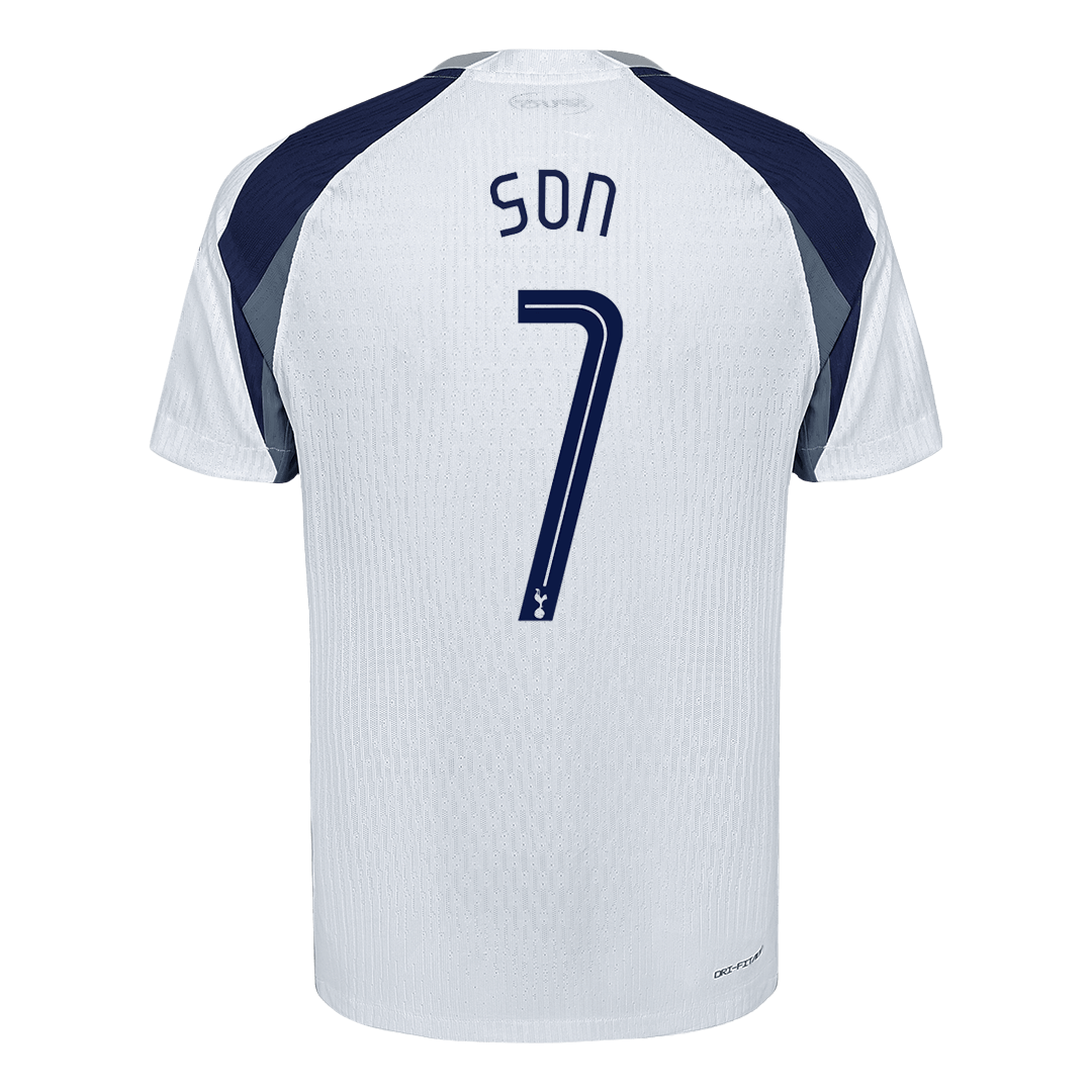 Authentic SON #7 Soccer Jersey Tottenham Hotspur Home Shirt 2025/26