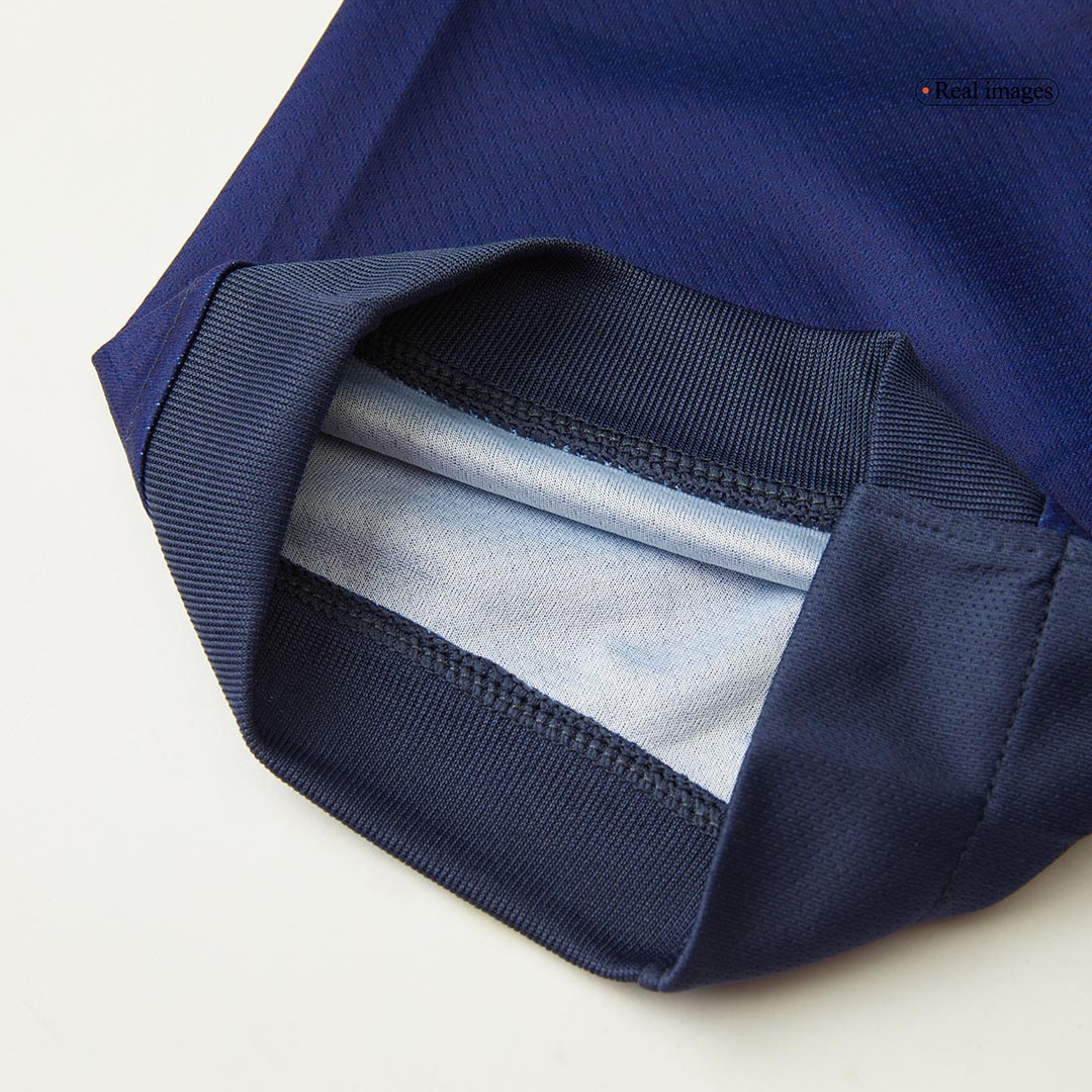 RAPHINHA #11 Barcelona Home Soccer Jersey 2024/25 Red&Blue - UCL (Spotify Logo Without Text)