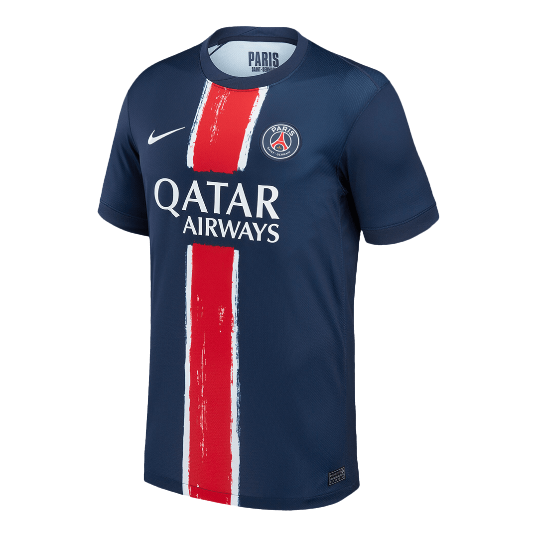 KVARATSKHELIA #7 PSG Soccer Jersey Home Custom Shirt 2024/25 - UCL