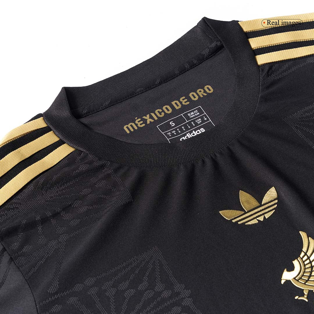 Authentic Mexico Long Sleeve Jersey - Gold Cup Third Away Football Shirt 2025