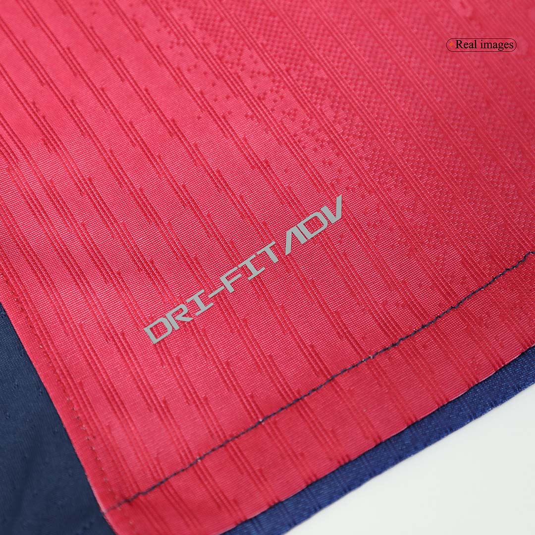 RAPHINHA #11 Authentic Barcelona Home Soccer Jersey 2024/25 Red&Blue - UCL (Spotify Logo Without Text)