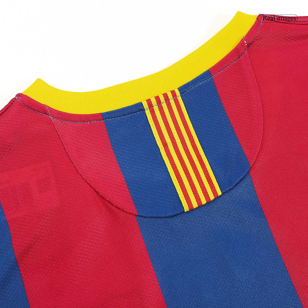 Retro XAVI #6 2010/11 Barcelona Home Soccer Jersey