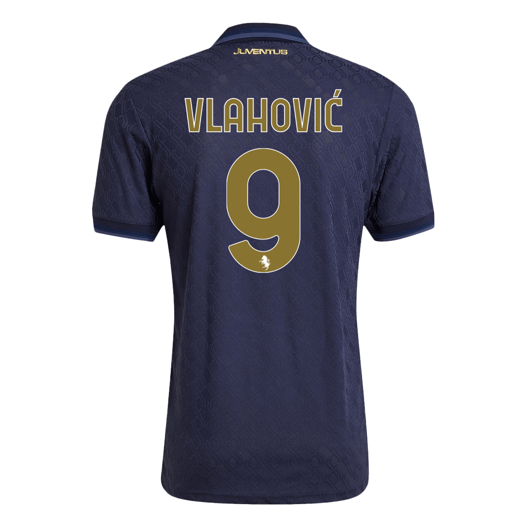 Authentic  VLAHOVIĆ #9 Juventus Third Away Soccer Jersey 2024/25 - Save The Children Sponsor