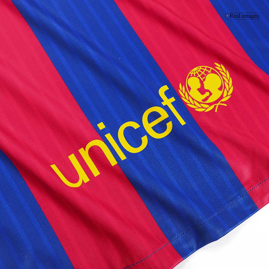 Retro 2016/17 Barcelona Home Soccer Jersey