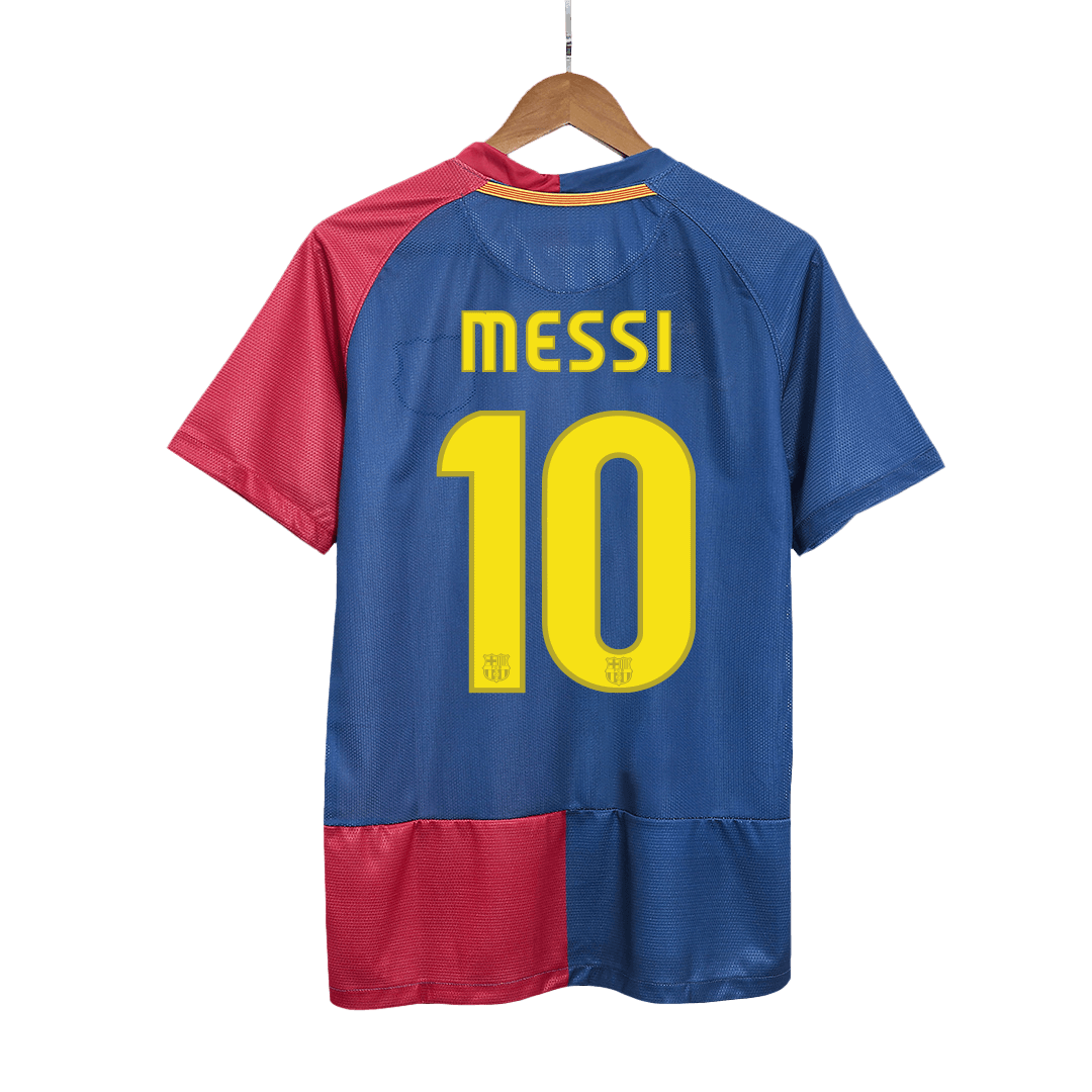 Retro MESSI #10 2008/09 Barcelona Home Soccer Jersey - UCL