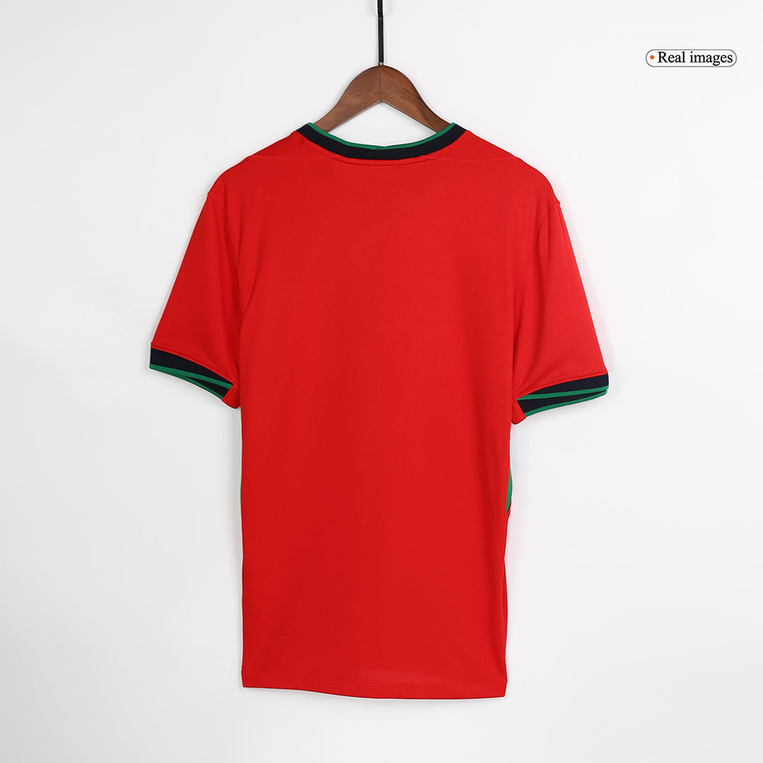 Portugal Home Soccer Jersey Kit(Jersey+Shorts+Socks) Euro 2024