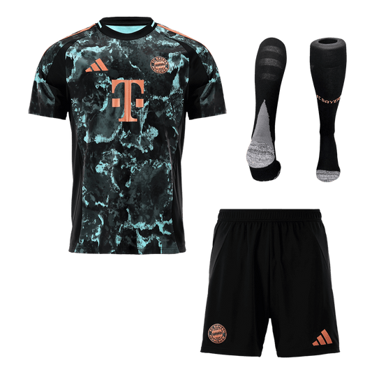 Bayern Munich Away Soccer Jersey Kit(Jersey+Shorts+Socks) 2024/25