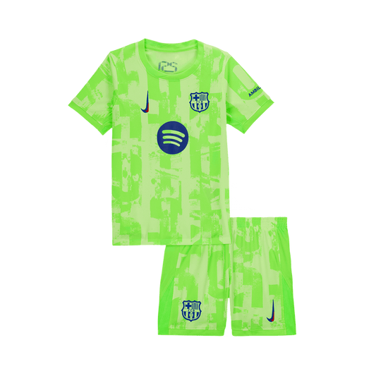Kids Barcelona Custom Third Away Soccer Kits 2024/25