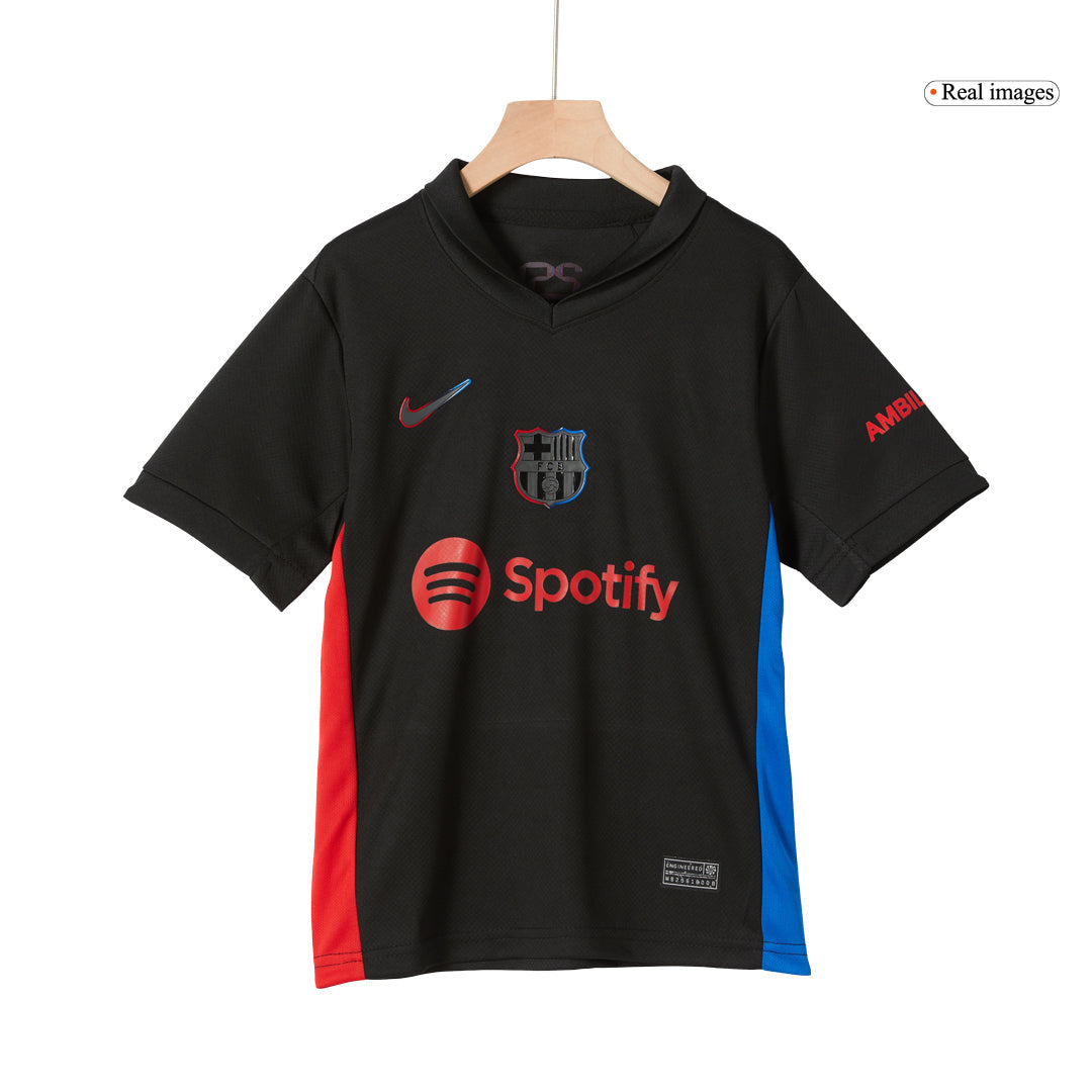 Kids Barcelona Custom Away Soccer Kits 2024/25