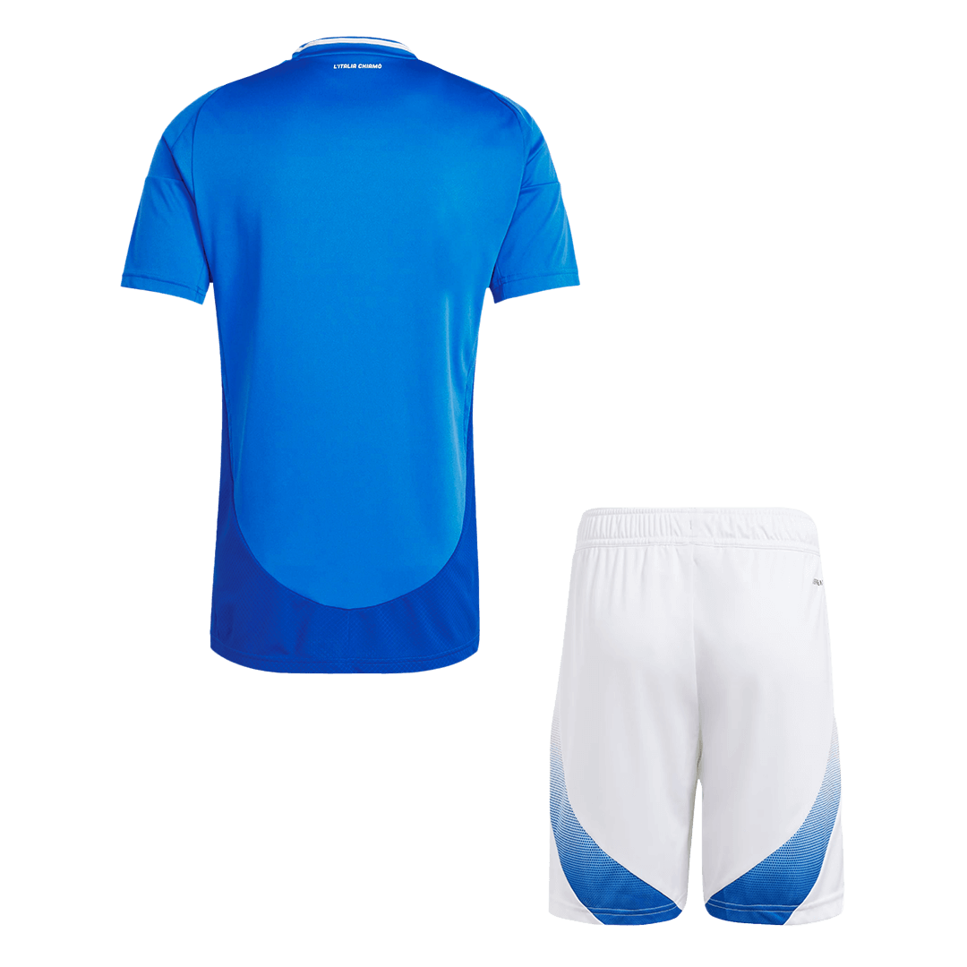 Italy Home Soccer Jersey Kit(Jersey+Shorts) Euro 2024