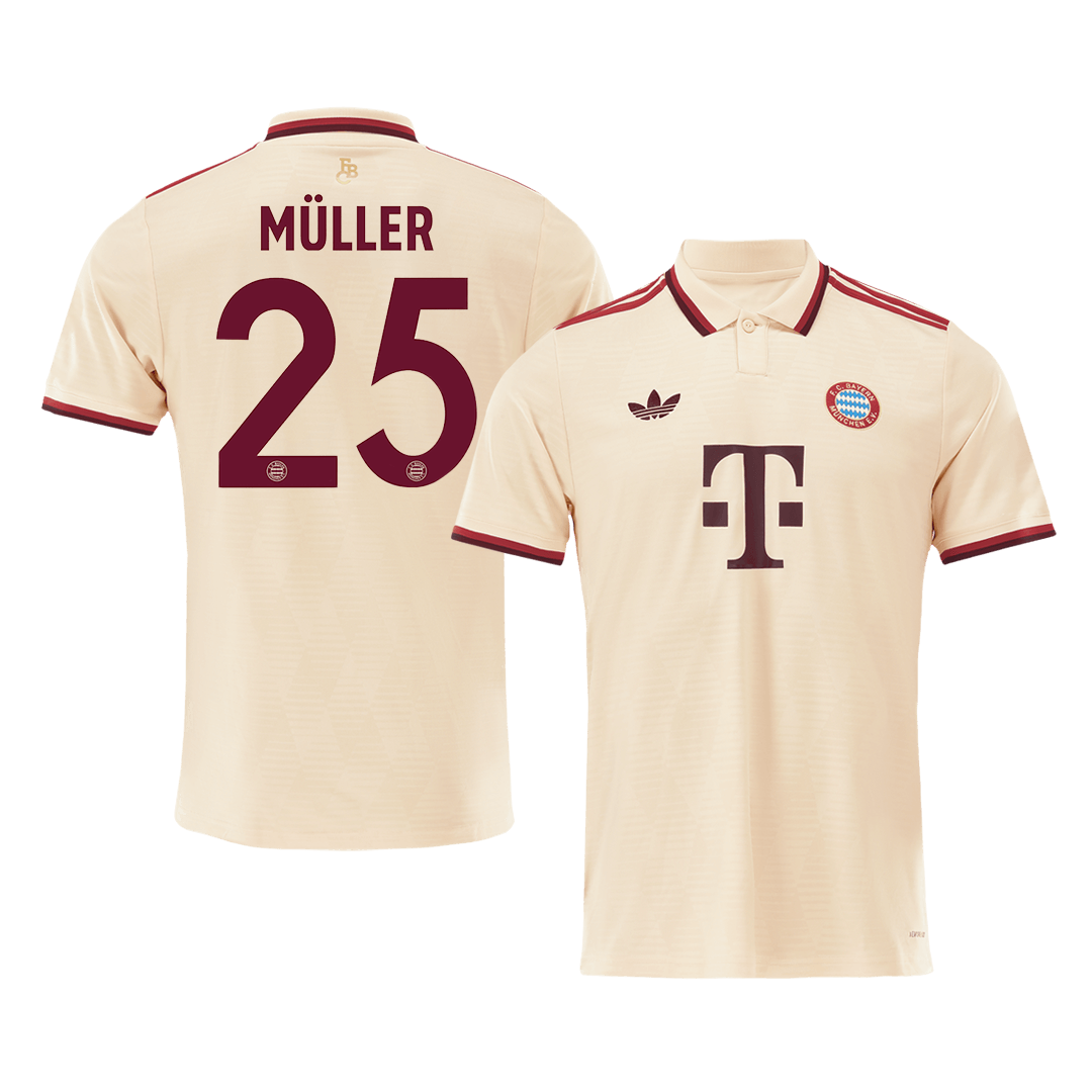 MÜLLER  #25 Bayern Munich Third Away Soccer Jersey 2024/25