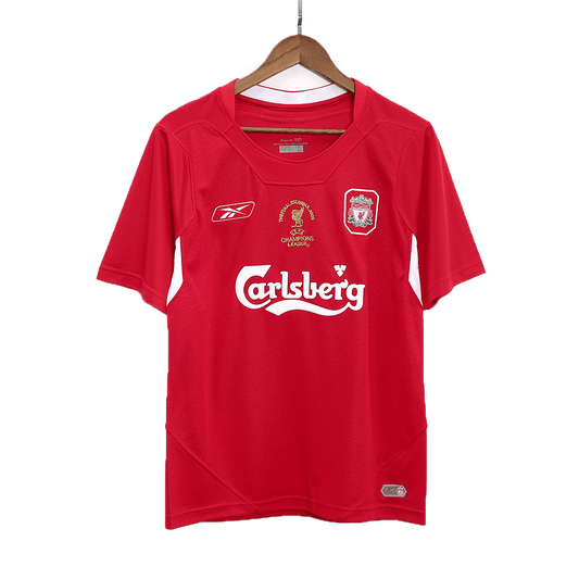 Retro 2005 Liverpool Soccer Jersey - UCL Final