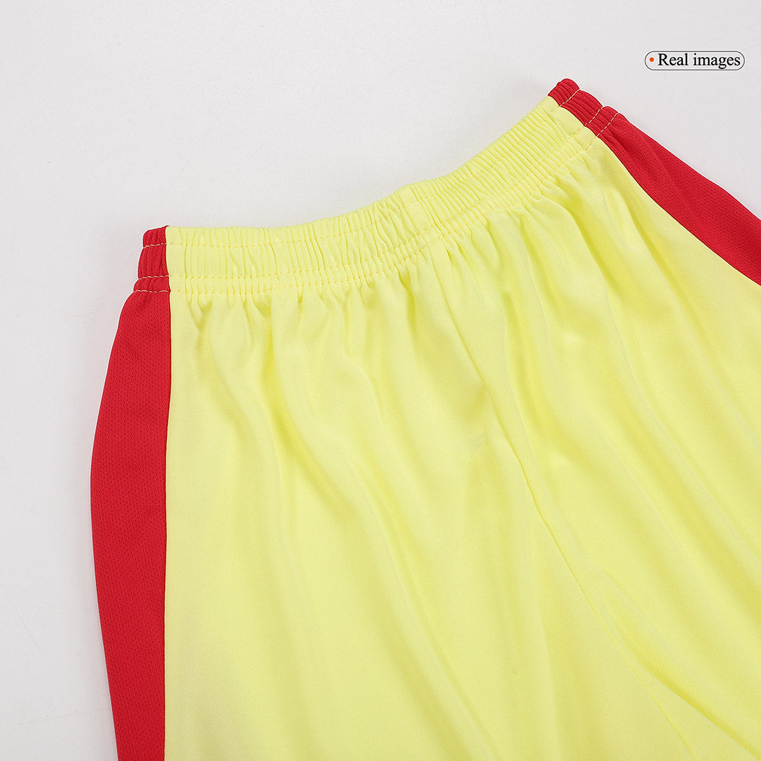 Kid's Spain Away Soccer Jersey Kit(Jersey+Shorts) Euro 2024