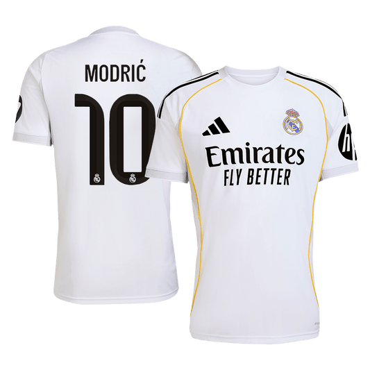 MODRIĆ #10 Real Madrid Soccer Jersey Home Custom Shirt 2025/26