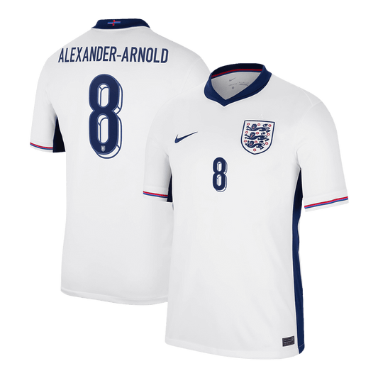 ALEXANDER-ARNOLD #8 England Home Soccer Jersey Euro 2024