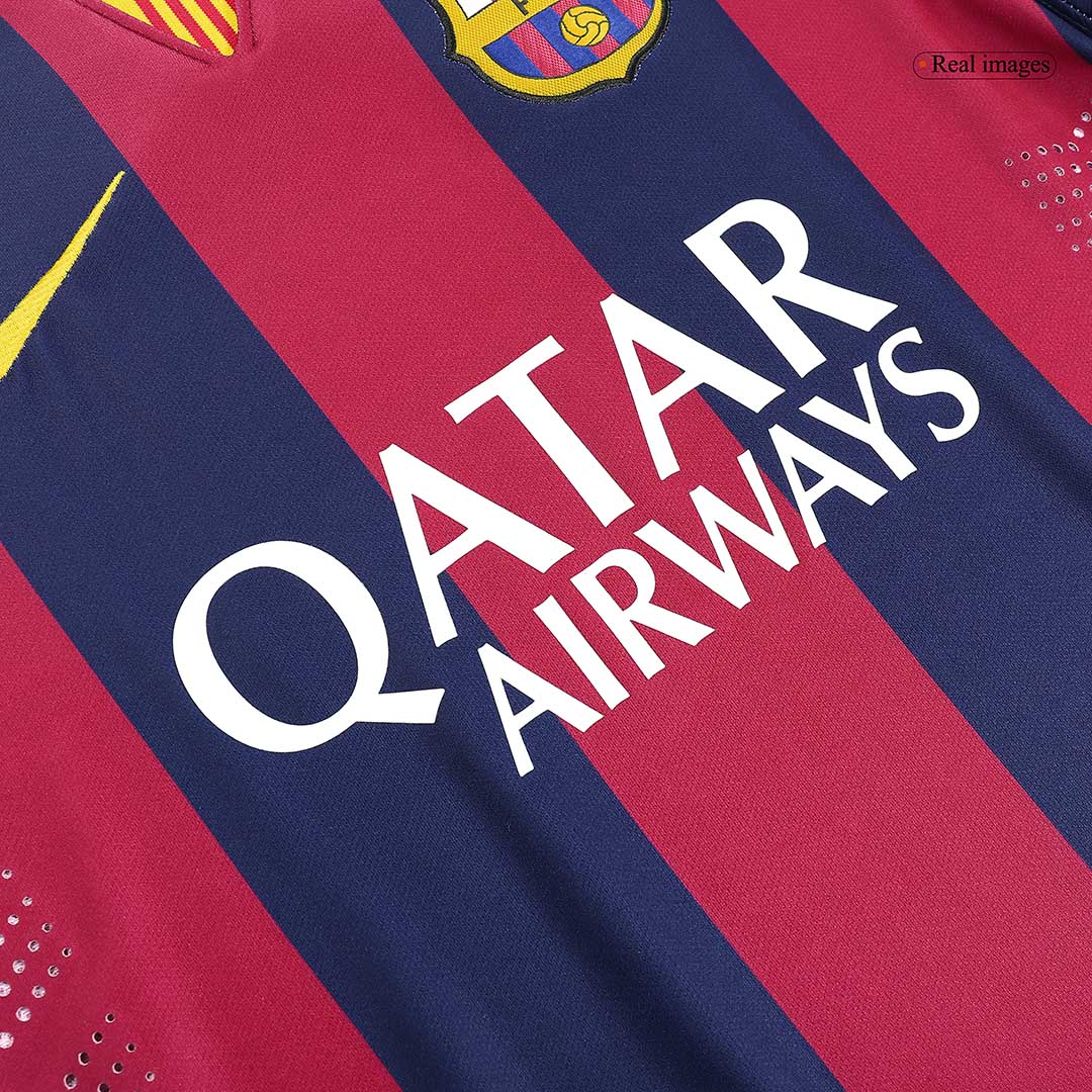 Retro NEYMAR JR #11 2014/15 Barcelona Home Soccer Jersey